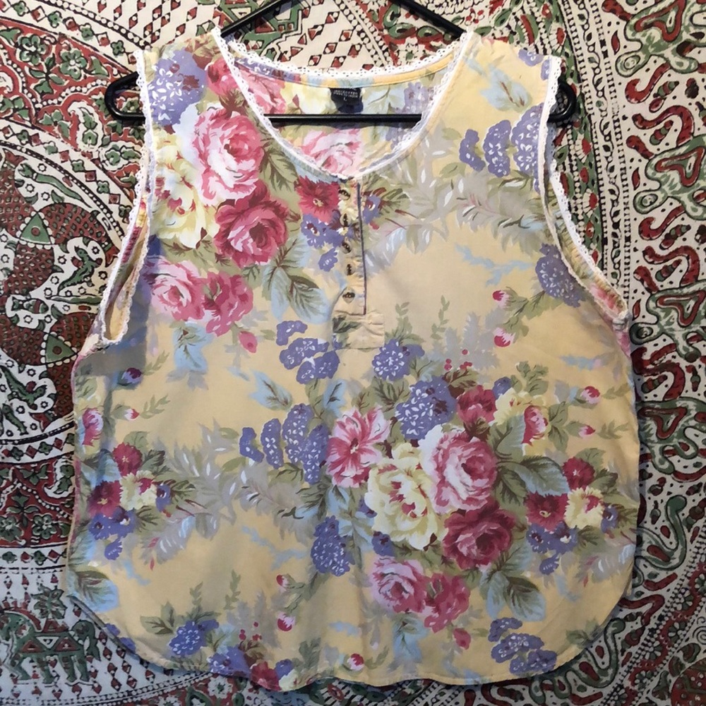 COPY - Cotton tank top vintage large